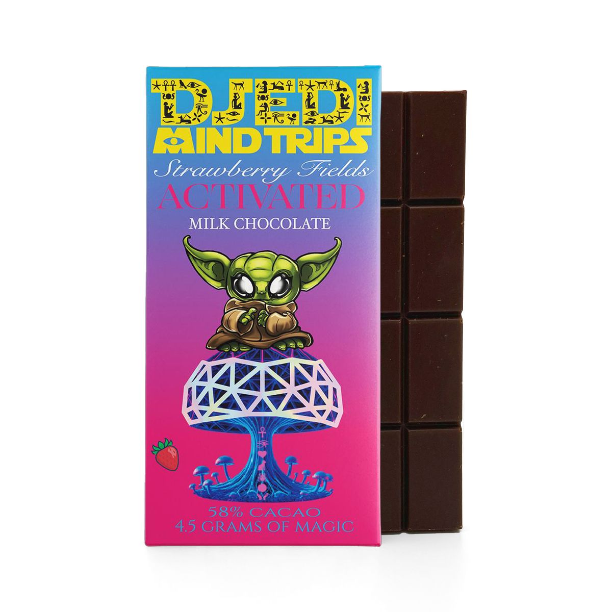 Strawberry Vegan Dark Chocolate