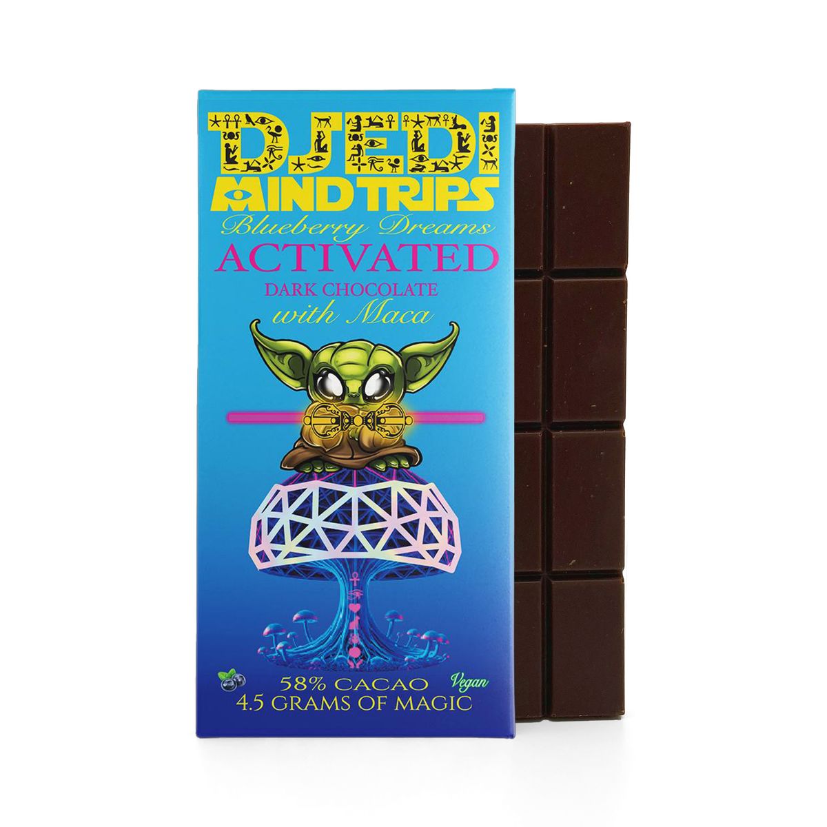 Blueberry Vegan Dark Chocolate